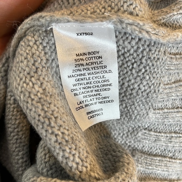 NWOT Abound Mock Neck Gray Sweater Dress Size large - Picture 4 of 7